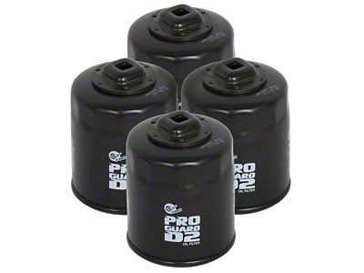 AFE Pro GUARD D2 Oil Filter; Set of Four (07-09 4.7L Tundra; 07-11 4.0L Tundra)