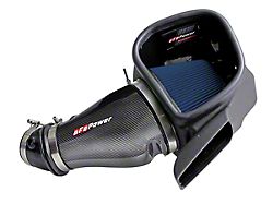 AFE Track Series Cold Air Intake with Pro 5R Oiled Filter; Carbon Fiber (2018 Jeep Grand Cherokee WK2 Trackhawk)