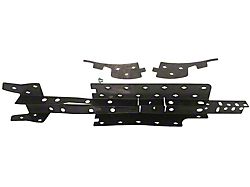 Affordable Offroad Rear Frame Stiffeners; Bare Metal (84-01 Jeep Cherokee XJ)