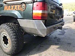 Affordable Offroad Full Width Rear Bumper; Bare Metal (93-98 Jeep Grand Cherokee ZJ)