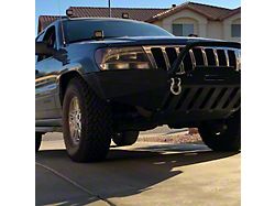 Affordable Offroad Modular Front Bumper Replacement Wing; Driver or Passenger Side; Bare Metal (99-04 Jeep Grand Cherokee WJ)