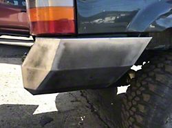 Affordable Offroad Rear Bumper Replacement Wing; Driver or Passenger Side; Black (93-98 Jeep Grand Cherokee ZJ)