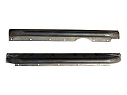 Affordable Offroad Rear Quarter Panel Rub Rails; Bare Metal (93-98 Jeep Grand Cherokee ZJ)