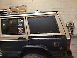 Affordable Offroad Storage Window; Driver or Passenger Side; Bare Metal (93-98 Jeep Grand Cherokee ZJ)