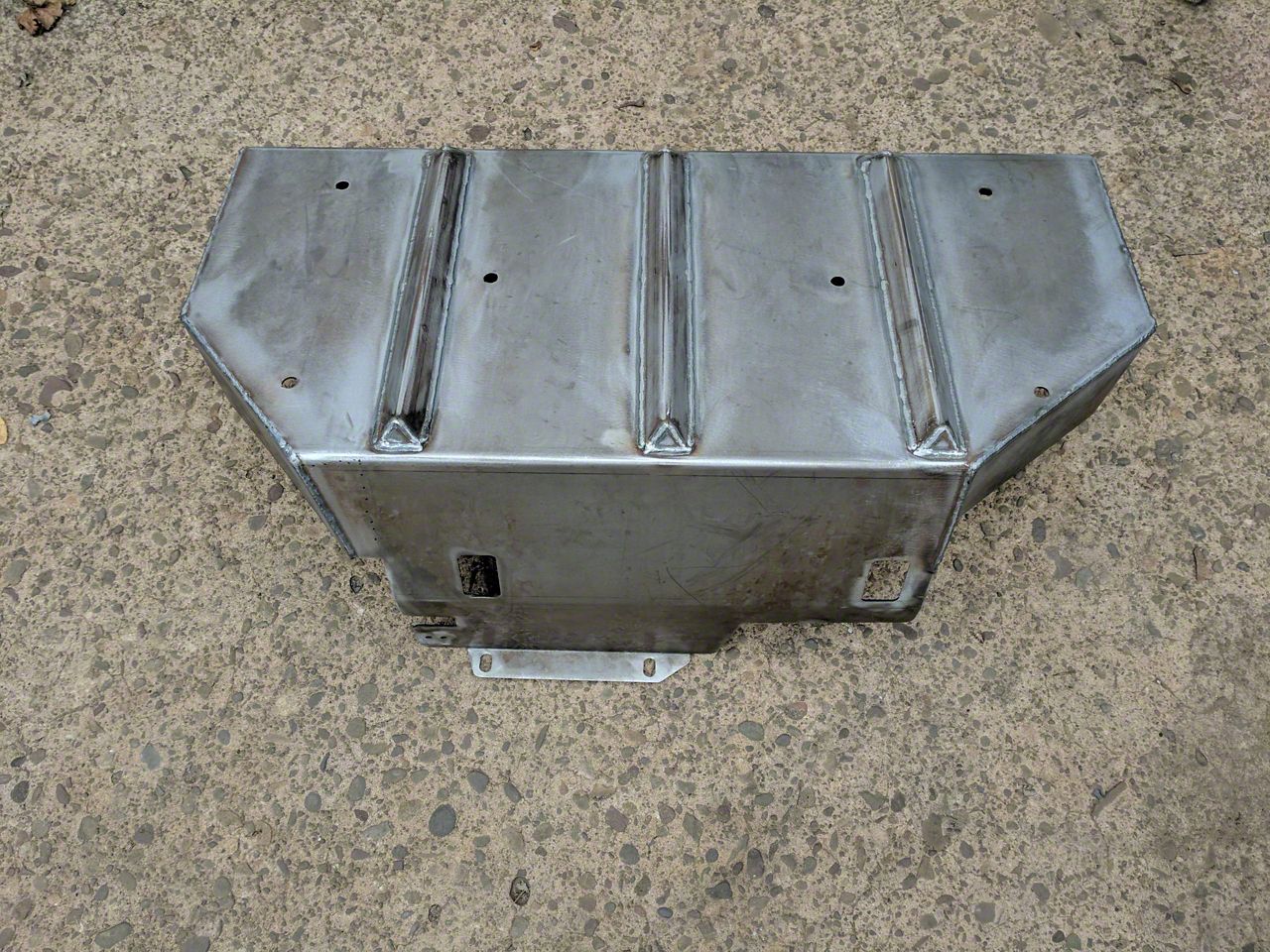 Affordable Offroad Jeep Wrangler Gas Tank Skid Plate; Bare Metal 100 ...