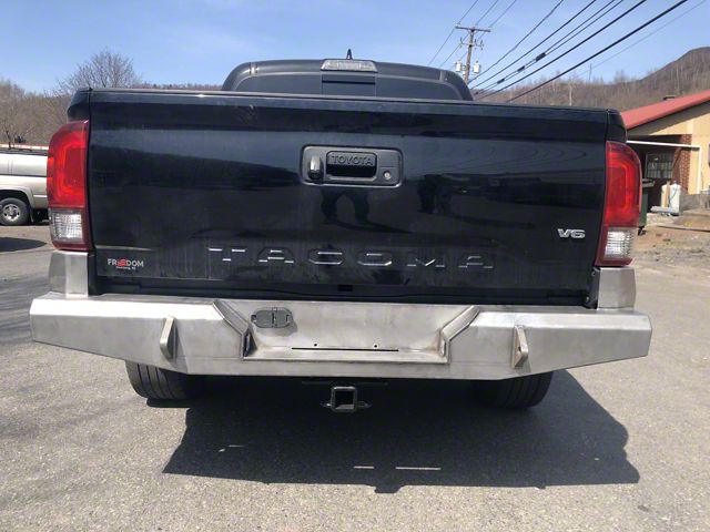 Affordable Offroad Elite Rear Bumper; Bare Metal (16-23 Tacoma)