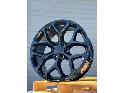 AGP Wheels 101 Gloss Black 6-Lug Wheel; 22x9; 28mm Offset (04-15 Titan)