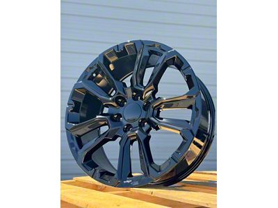 AGP Wheels 120 Gloss Black 6-Lug Wheel; 22x9; 28mm Offset (04-15 Titan)