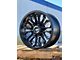 AGP Wheels 304 Matte Black 6-Lug Wheel; 18x9; 12mm Offset (04-15 Titan)