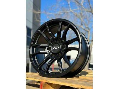 AGP Wheels 306 Matte Black 6-Lug Wheel; 17x8; 0mm Offset (05-15 Tacoma)
