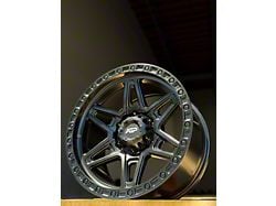 AGP Wheels 307 Matte Black 6-Lug Wheel; 17x9; 0mm Offset (05-15 Tacoma)