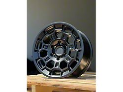 AGP Wheels Pro22 Matte Black 6-Lug Wheel; 17x8; 5mm Offset (05-15 Tacoma)