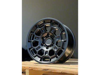 AGP Wheels Pro22 Matte Black 6-Lug Wheel; 17x8; 5mm Offset (05-15 Tacoma)