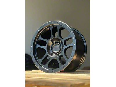 AGP Wheels Trux Matte Black 6-Lug Wheel; 17x9; -12mm Offset (05-15 Tacoma)