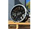 AGP Wheels Trux Matte Black with Machined Ring 6-Lug Wheel; 17x9; 1mm Offset (05-15 Tacoma)