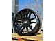 AGP Wheels 306 Matte Black 6-Lug Wheel; 17x8; 0mm Offset (10-24 4Runner)
