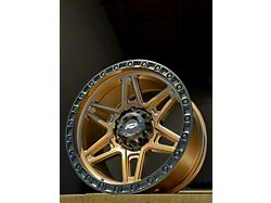 AGP Wheels 307 Bronze with Black Ring 6-Lug Wheel; 17x9; 0mm Offset (10-24 4Runner)