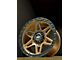 AGP Wheels 307 Bronze with Black Ring 6-Lug Wheel; 17x9; 0mm Offset (10-24 4Runner)