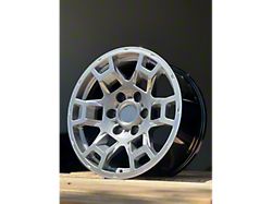 AGP Wheels Pro Hyper Black 6-Lug Wheel; 17x8; 5mm Offset (10-24 4Runner)