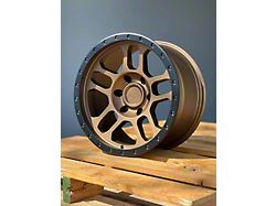 AGP Wheels Trux Bronze with Matte Black Ring 6-Lug Wheel; 17x9; 1mm Offset (10-24 4Runner)