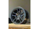 AGP Wheels Trux Matte Black 6-Lug Wheel; 17x9; -12mm Offset (10-24 4Runner)