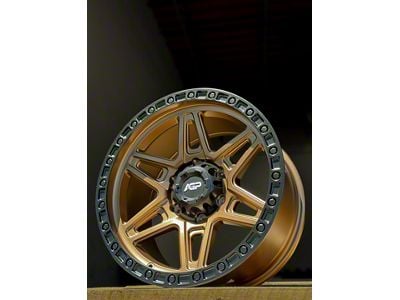 AGP Wheels 307 Bronze with Black Ring 6-Lug Wheel; 17x9; 0mm Offset (16-23 Tacoma)