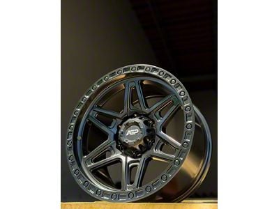 AGP Wheels 307 Matte Black 6-Lug Wheel; 17x9; 0mm Offset (16-23 Tacoma)