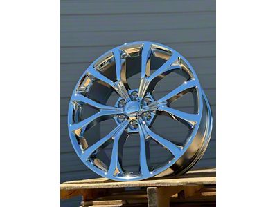 AGP Wheels 125 Chrome 6-Lug Wheel; 22x9.5; 40mm Offset (22-24 Bronco Raptor)