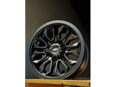 AGP Wheels 304 Matte Black 6-Lug Wheel; 20x9; 0mm Offset (22-24 Bronco Raptor)