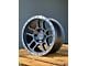 AGP Wheels Trux Grey with Machined Ring 6-Lug Wheel; 17x9; 1mm Offset (21-24 Bronco, Excluding Raptor)