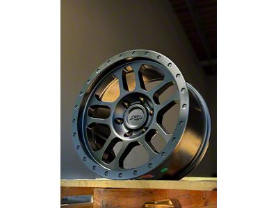 AGP Wheels Trux Matte Black 6-Lug Wheel; 17x9; 1mm Offset (22-24 Bronco Raptor)