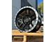 AGP Wheels Trux Matte Black with Machined Ring 6-Lug Wheel; 17x9; 1mm Offset (21-24 Bronco, Excluding Raptor)