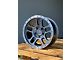 AGP Wheels Trux Grey with Machined Ring Wheel; 17x9; -12mm Offset (20-24 Jeep Gladiator JT)