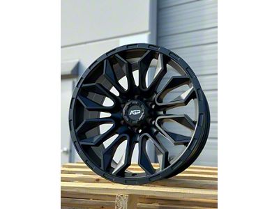 AGP Wheels 304 Matte Black 6-Lug Wheel; 20x9; 0mm Offset (16-24 Titan XD)
