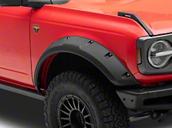 Air Design Super Bolt Fender Flares; Satin Black (21-25 Bronco 4-Door, Excluding Raptor)