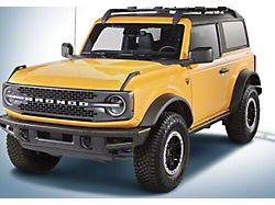 Air Design Wide Fender Flares; Satin Black (21-24 Bronco 2-Door)