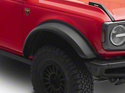 Air Design Wide Fender Flares; Satin Black (21-24 Bronco 4-Door, Excluding Raptor)