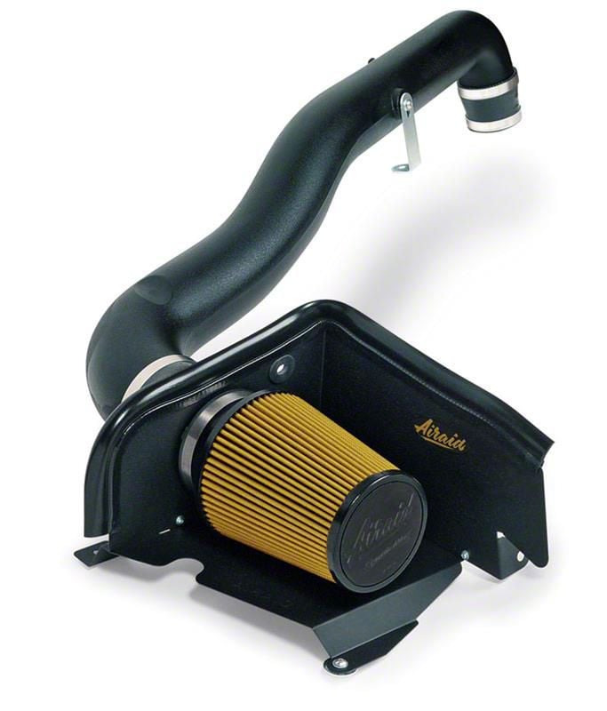 Airaid Jeep Wrangler Cold Air Dam Intake with Yellow SynthaMax Dry Filter  AIR-315-164 (97-02 2.5L Jeep Wrangler TJ) - Free Shipping