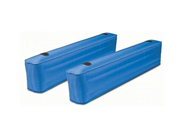 AirBedz Original Inflatable Wheel Well Side Inserts; Blue (Universal; Some Adaptation May Be Required)