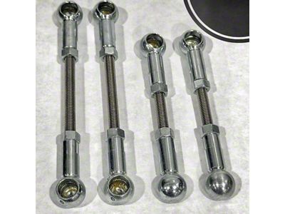 Airlinks Suspension Adjustable Lowering Links; Rear (16-17 Jeep Grand Cherokee WK2 w/ Air Ride Adaptive Suspension)