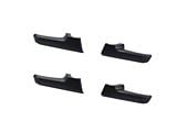 AJT Design Interior Door Handle Covers; Black (10-24 4Runner)