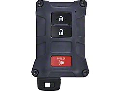 AJT Design Injection Key Fob; Black (20-21 Tundra)