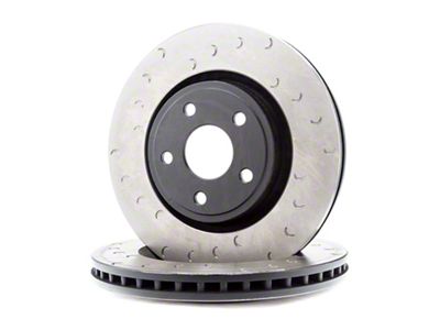 Alcon 330x22mm Slotted Rotor; Front Driver Side (18-24 Jeep Wrangler JL)