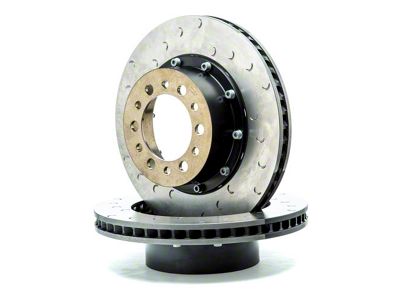 Alcon 357x32mm Slotted Rotor; Front Driver Side (07-18 Jeep Wrangler JK w/ 5x5.5-Inch Hubs)