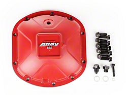 Alloy USA Dana 30 Aluminum Differential Cover; Red (93-04 Jeep Grand Cherokee ZJ & WJ)