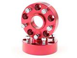 Alloy USA 1.75-Inch Red Aluminum Wheel Spacers (07-18 Jeep Wrangler JK)