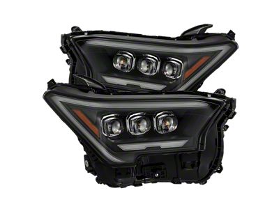 AlphaRex NOVA-Series LED Projector Headlights; Black Housing; Clear Lens (24-25 Tacoma)