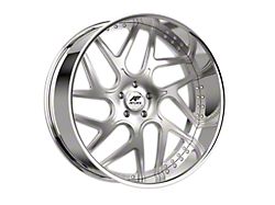 Amani Apollo-L Brush Center with Chrome Lip Wheel; 26x10; 5mm Offset (20-24 Jeep Gladiator JT)