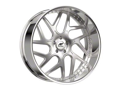 Amani Apollo-L Brush Center with Chrome Lip Wheel; 26x9; 1mm Offset (20-25 Jeep Gladiator JT)