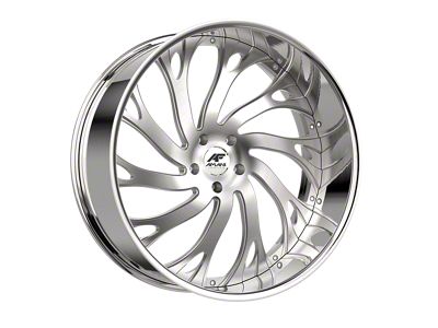 Amani Atlantic-L Brush Center with Chrome Lip Wheel; 26x10; 5mm Offset (20-24 Jeep Gladiator JT)